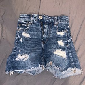 000 America eagle ripped Jean shorts